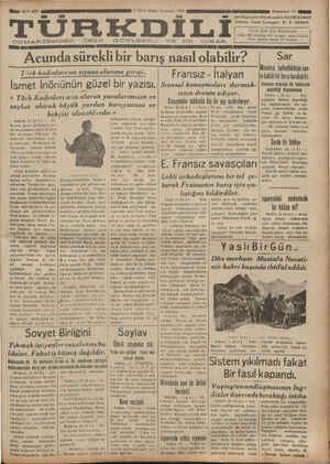 Türk Dili Gazetesi 2 Ocak 1935 kapağı