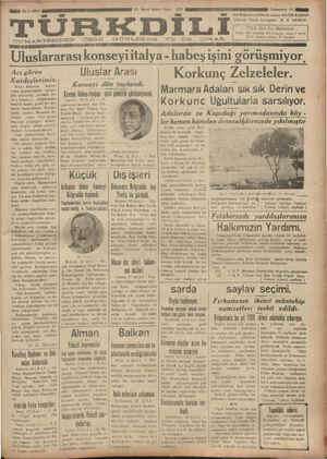 Türk Dili Gazetesi 13 Ocak 1935 kapağı