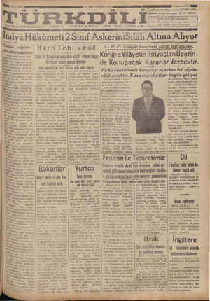 Türk Dili Gazetesi 13 Şubat 1935 kapağı