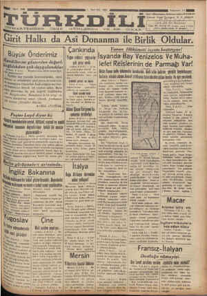 Türk Dili Gazetesi 5 Mart 1935 kapağı