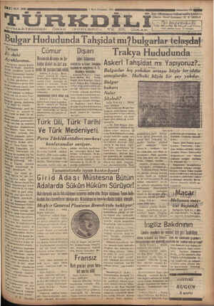 Türk Dili Gazetesi 7 Mart 1935 kapağı