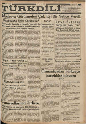 Türk Dili Gazetesi 2 Nisan 1935 kapağı