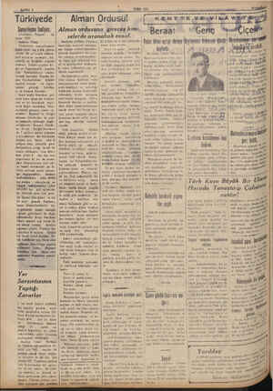    UC e SAYFA 2 Türkiyede Sanayileşme iıılîmı. «Politika», Belgrat nisan 1935. - Ankara, Nisan. Türkiyenin sonayileşmesi...