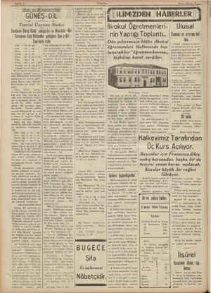    A a aUlus-. un dil .!aglarından GÜNEŞ- DİL ——— — '—mer —e — Teorisi Üzerine Notlar Türklerde Göneş Kültü yadıgârları ve...