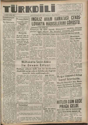      — 17 MART CUMA 1930 Cumhuriyet Devrinde Su İşlerimiz. Yurtta büyük işler başaraı Cumhuriyet hükümetinin bil basıa...