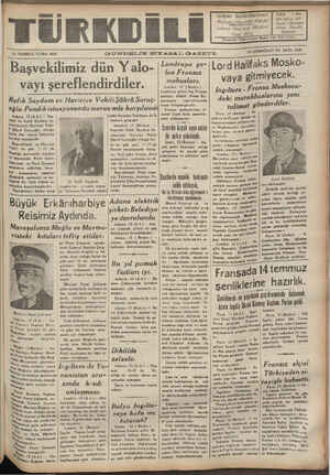 Türk Dili Gazetesi 14 Temmuz 1939 kapağı
