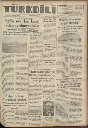 Türk Dili Gazetesi August 2, 1939 kapağı