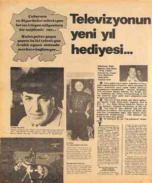  — Çuükurova : ve Diyarbakır televizyon- larını izleyen milyonlara birmüjdemiz var... Televizyonun yeni yıl hediyesi......