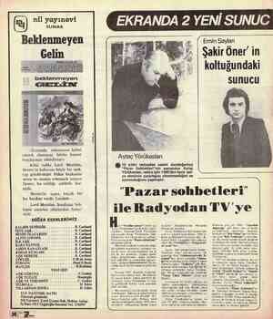  nil yayınevi SUNAR Beklenmeyen Geliıım “Kızımzla evlenmemi kabul edecek olursanız, bütün kumar borçlarınızı silebilirim! »