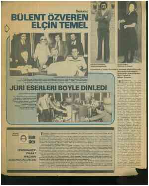  TV Daire Başkanı Yılmaz Dağ Sunucu: BÜLENT ÖZVEREN ELÇİN TEMEL BÜLENT ÖZVEREN Israrlara dayanamadı. ELÇİN TEMEL Elemeleri o