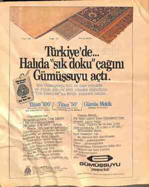  Ş,F’ Gümüş Mekik biivelde © Halıda "sık doku'cas Z Gümüssuyu attı. | İşte Gümüşsuyu'nun en ileri teknikle ve yüzde yüz saf