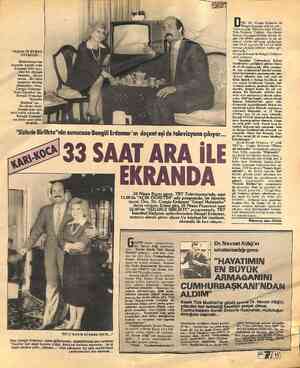  YAŞAM VE EKRAN ORTAKLIĞI... Birbirlerine her konuda destek olan Erdamar çifti için, yeni bir dönem başladı...Ekran...