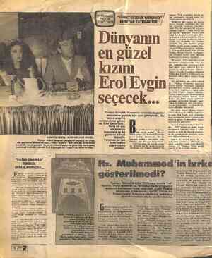  $ $ & £ 4 SÜRPRİZ GÜZEL, SÜRPRİZ JÜRİ ÜYESİ... Türkiye Güzeli ünvanını umutlarını yitirdiği bir anda ele geçirmişti Dilara