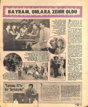  “Bayram Ekranı” tam bir curcunaydı... TRT'nin ilan ettiği bizim de dergimiz sayfalarına yansıttığımız çoğu sanatçı ekranda
