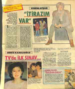  K *“Kurt ve Kuzu” adlı TV oyununda, dünya televizyonlarının ünlü avukat-dedektifi Perry Mason'u canlandıran Kerim Avşar'a bir