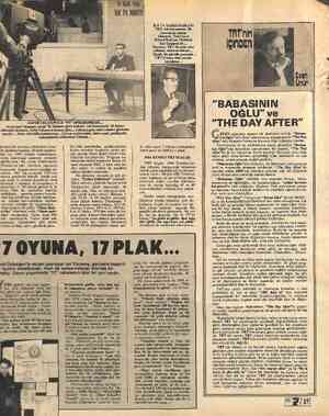  İKERİMİZDİ Cü 16 yıl önce “deneme yayını” ile hizmete giren Ankara televizyonunda ilk haber bültenini okumak, Zafer Celasun'a