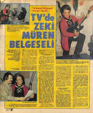  Zekı Müren, bu kararını ilk kez TV”'de 7 muhabiri Hilkat Tuğrul Saydamer'e açıkladı... ZEKİ MÜREN, 33 YIL KENDİSİNİ SEVGİ VE
