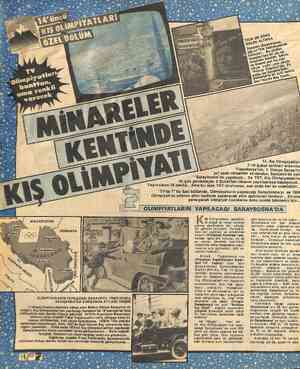 iki gün 14. Kış Olimpiyatları 7-19 Şubat tarihleri arasında Yugoslavya'nın, 1: Dünya Savaşı'n: yol açan minareler kentinden,