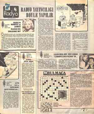  #Radyo SERHAN YEDİG _ MARILYN 22 NİSAN MONROE'YU TATS ŞARKICI Saat: 15.00 " OLARAK HiÇ DİNLEDİNİZ Mi? Lİ yirmi iki yıl ine