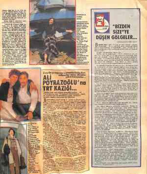  olmama daha beş yıl var. Evin tek kızıyım. Ailemde benden başka, ba- leyle uğraşan yok.Amacım, okulu iyi bir dereceyle...