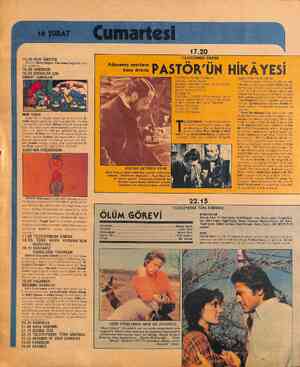  14.00 AÇIK ÖĞRETİM i Bugün, Devlet Bütçesi, Pazarlama, İngilizce ders- leri verilecek. 16.00 HABERLER — 16.05 ÇOCUKLAR İÇİN