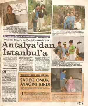  Ü HN | | | ;= | LEVENT'TE BULAŞICI HASTALIK VAR Programın güldürü bölümünde Abdullah Şahin'i, Çiğdem Tunç'u ve Arsun Erdal'ı