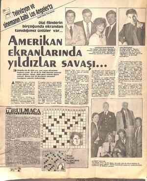  Dizi filmlerin birçoğunda ekrandan tanıdığımız ünlüler var... AMerikan Ekranlarında Idızlare Amerika'da da ekim ayı, yeni...