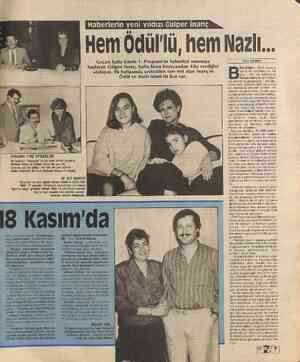  Haberlerin yeni yıldızı Gulper Inanç Hem Ödül'lü, hem Nazlı... Geçen hafta içinde 1. Program'da haberleri sunmaya Filiz ÖZMEN
