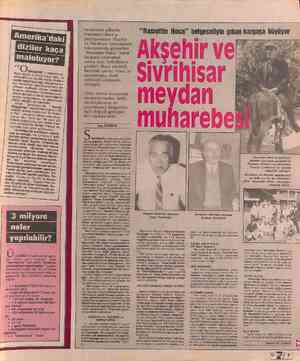  Amerika'daki yoh:ra Maloldu. * ise 15 milyon dolar harı rıca “Dallas' ve “ RİTRBİ, atlik bölüm li dolara çıkıyor. Televizyo,.