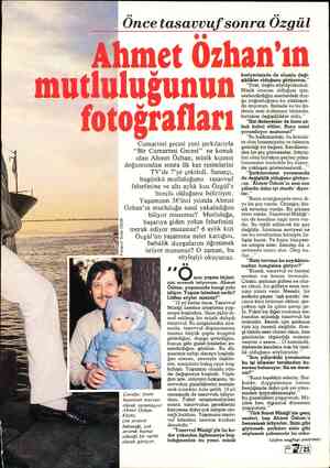  Cumartesi gecesi yeni şarkılarıyla “Bir Cumartesi Gecesi”” 'ne konuk olan Ahmet Özhan, minik kızının doğumundan sonra ilk kez
