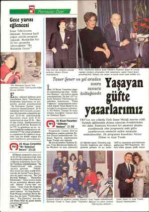  D l gene Ca| Gece yarısı eğlencesi İzmir Televizyonu ramazan boyunca hayli yoğun şekilde program yapacak. Bunlardan biri de