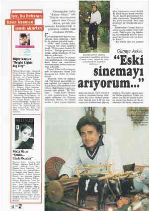  p & SÜNAE H3PİŞİ vt xa Gvza Süper karışık “Bright Lights Big City” Perihan Şimşiroğlu - İstanbul, Nuriye Dündar - Kayseri,