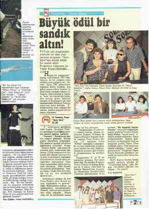  Parodi bölümlerinde —8 genellikle reklamlar hicvedilecek. Bu bölümlerde Sezai Aydın, Nuri Gökaşan, Ayhan Önen, Çağlayan...