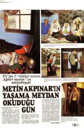  TV'de 7 ““Güler misin lar mısın''ın Ağ setindeydi METİNAKPINAR”' Zeki Alasya, Selim Naşit, Cihat Tamer, Metin Akpınar'ın mini
