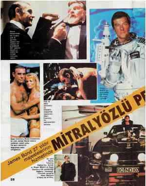  Bond filmlerinde hiç kuşku yok ki gerilim, şiddet her zaman ön plandaydı. 007 James Bond'un silahı bir simge olmuştu adeta...