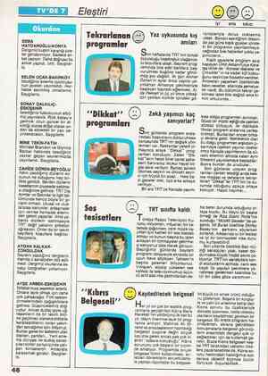  AUAD  Eleştiri 9O İyi —orta — sıkıcı SEMA Ç HAYDAROĞLU-KONYA Dergimiz kupon karşılığı pos- ter göndermiyor. Sadece an- ket