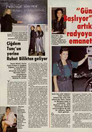  Kahraman Afyonoğlu'yla büyük bir uyum içinde çalışan, Mehmet Ali Erbil-Çiğdem Tunç ikilisi bundan sonra ekranlarımızda...
