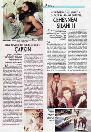  Çapkın Zach Hutton (John Ritter) yanındaki sarışınla gerilimli ö anlar yaşıyor gibi... Blake Edwards'dan delidolu güldürü...