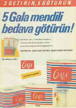  3GETiRiN,5GÖTüÜRÜN 5 Gala mendiili bedava götürün! Â Katlı HaMu...