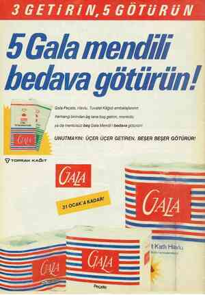  3GETiRiN,5GÖTüRüN 5 Gala mendili bedava götürün! > “ae, Gala Peçete, Havlu, Tuvalet Kâğıdı ambalajlarının K : b : herhangi