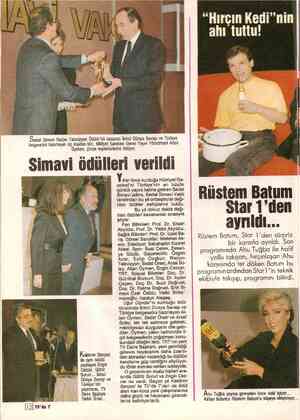  “Hırçın Kedi”nin ahi tuttu! Sedat Simavi Radyo Televizyon Ödülü'nü kazanan İkinci Dünya Savaşı ve Türkiye belgeselini...