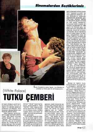  (White Palace|) Susan Sarandon'la James Spader, Luis Mandoki'nin yönettiği bu filmde aykırı bir çift oluşturuyorlar... TUTKU