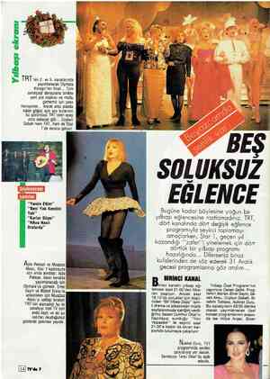  Yılbaşı ekranı TRT’nin 2. ve 5. kanallarında yayımlanacak Olympia Konseri'nin finali... Tüm sanatçılar dansçılarla birlikte