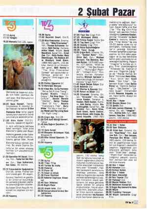  17.13 Açılış 17.15 Telegün 19.20 Manuela Dizi/126. Isabel, C ÖŞ _Berı_'ıarda'ya başarısız oldu- Bu için baskı yapmaya de- vam