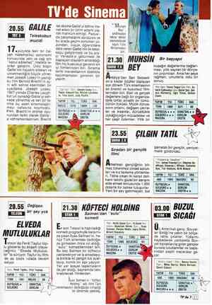  20.55 GALİLE Teleskobun mucidi ı7ıyüzyı|da fakir bir İtal- yan matematikçi astronomi konusunda yeni ve çağ için “kabul...