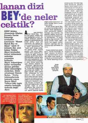  lanan dizi BEY'de neler cektik? ANBAP iktidarı döneminde Aileden Sorumlu Devlet Bakanlığı tarafından hazırlanan “Ahmet Hamdi