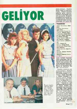  1960'larda geçen dizisi “*Benimle Danset''le HAS'ta, Ve HBB'nin bölüm sorumluları, Esen Unür, Uğur Erkır, Meltem Sayın....