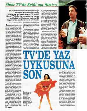  sShow TV'de Eylül ayı filmleri Bu haftadan itibaren hareketlenmeye başlayan televizyonların eylül filmlerine göz...