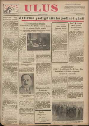 Ulus Gazetesi 19 Aralık 1934 kapağı