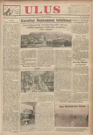 Ulus Gazetesi 16 Şubat 1935 kapağı